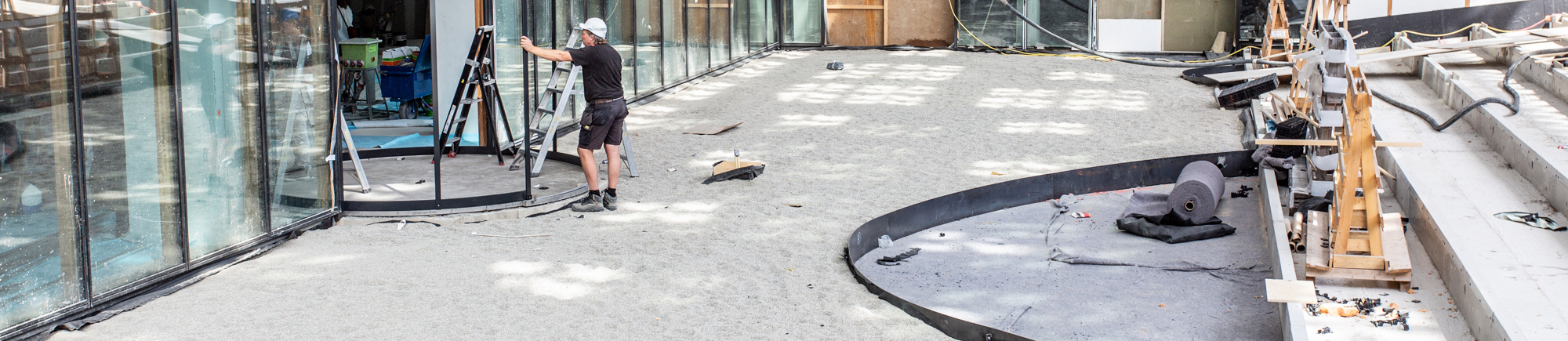 Waterretentie op dak parkeergarage Goede Doelen Loterijen in Amsterdam